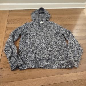 Grey & white Goodfellow & Co. hooded sweater size small